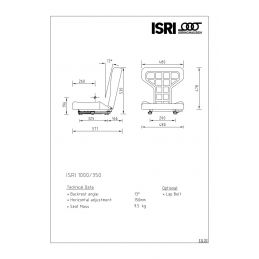 Fotel operatora ISRI 1000-350